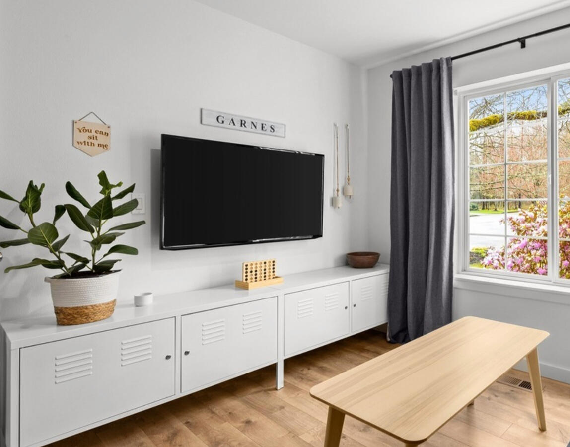 Kids Playroom TV and Console Staged Kids Playroom TV and Console